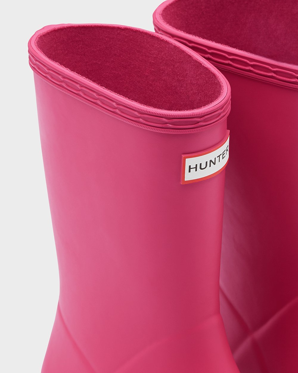 Hunter Original First Classic Rain Boots - Clearance Kids Light Pink - VRFCGH472